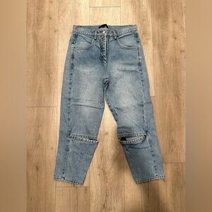 Alexander Wang Blue Cropped 90s Jeans